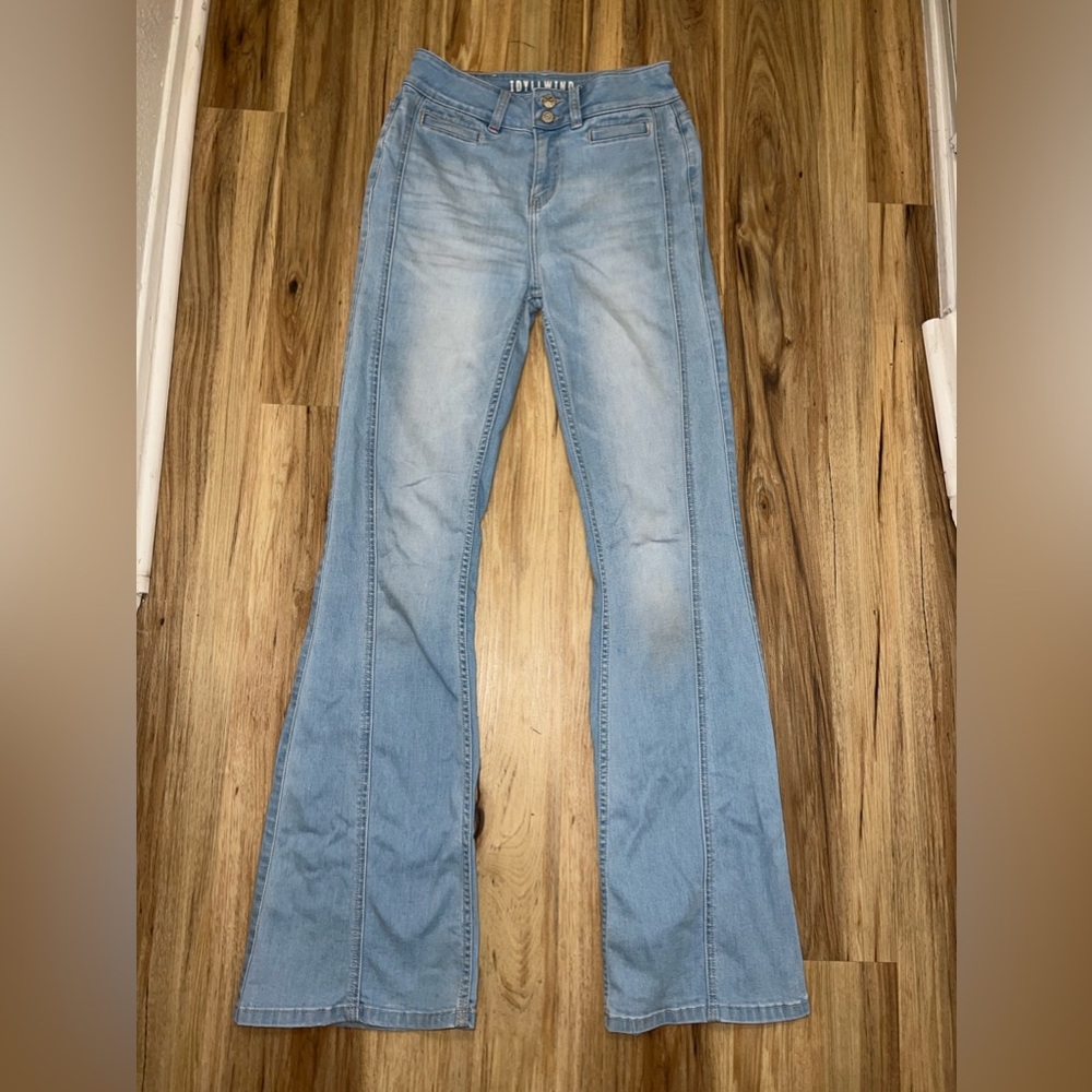 Cute idyllwind high waited light colored jean